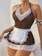 Sexy and fun lingerie (mesh+lace) with T-shirt cuffs