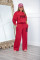 European and American women's hoodie set, thickened casual two-piece set