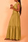 Spring and summer solid color sleeveless pleated loose nylon dress with large hem
