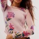 Spring/Summer Printed Flowers Popular Long sleeved T-shirts