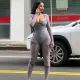 New lace perspective jumpsuit