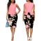 exy and fashionable digital printed sleeveless women's dress