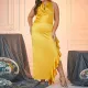 Women's sleeveless neck hanging oversized dress PLUS SIZE