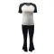 Fashion casual splicing sports set two-piece in stock