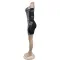 Fashion women's hot diamond sexy suspender gloves long dress dress