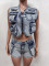 Hot selling multi bag vest shorts elastic set