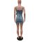 Hot selling strapless slim fitting 3D pocket dress