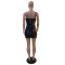 Nightclub outfit European and American sexy suspender sequin dress