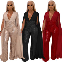 Sexy sequin evening gown fashion set VERY HOT SALE