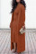 Solid color striped elastic cape jacket+slim fit V-neck skirt two-piece set