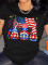 American Independence Day printed T-shirt