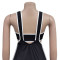 Fashionable women's sexy backless suspender two-piece long dress set