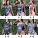 High elasticity, soft and sexy printed mesh splicing, invisible zipper one piece swimsuit