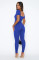Spring/Summer New Thread Square Neck Lifting Hip Slim Fit Sexy jumpsuit