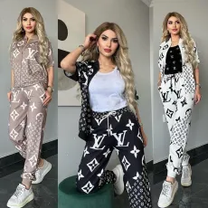 Cotton casual digital printed short sleeved shorts set