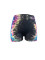 Sexy Letter Tie Dyed Printed Tight Sports Fitness Shorts