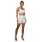 Multi color clean U-neck sports two-piece set with 14 colors in stock