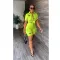 Urban style shirt short sleeved shorts printed two-piece set