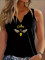 New Summer Sweet and Spicy Short V-neck Racerback Top with Suspended Tank Top
