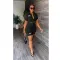 Urban style shirt short sleeved shorts printed two-piece set