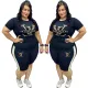 Summer New Fashion Casual Short Sleeve Set