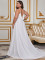 Solid color suspender backless tail banquet women's wedding dress dress dress