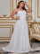 Solid color suspender backless tail banquet women's wedding dress dress dress