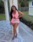 women's new casual vest and shorts set