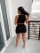 Sexy Knitted Hollow Vest Skirt Set of Two