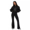 Dropping and elastic peach buttocks fitness running flared pants TROUSERS