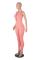 New elastic small pit zipper women's jumpsuit candy multi-color style
