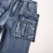 Leisure splicing multi mouth pocket organ jeans and pants