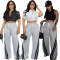 Women's patchwork casual pants LONG TROUSERS
