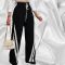 Women's patchwork casual pants LONG TROUSERS