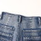Leisure splicing multi mouth pocket organ jeans and pants