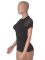 Solid Color Mesh Spliced Slim Fit Pullover T-shirt Women's Wear