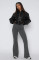 Dropping and elastic peach buttocks fitness running flared pants TROUSERS