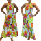 New camisole printed random dress