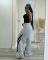 Women's patchwork casual pants LONG TROUSERS