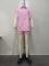 Beautiful women's striped short sleeved shirts and shorts