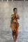 Fashionable and casual digital painted LONG DRESS