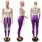 Solid color vest with exposed navel and hip lifting yoga exercise two-piece set