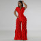 Shirt short sleeved tight fitting high elastic lace jumpsuit   7 COLORS