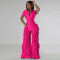 Shirt short sleeved tight fitting high elastic lace jumpsuit   7 COLORS