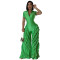 Shirt short sleeved tight fitting high elastic lace jumpsuit   7 COLORS