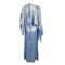 Off the shoulder short sleeved dress, one shoulder sexy long dress set, two-piece set