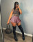 Beautiful women's leather sexy solid color zippered pleated ultra short skirt  6COLORS