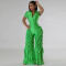 Shirt short sleeved tight fitting high elastic lace jumpsuit   7 COLORS