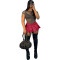 Beautiful women's leather sexy solid color zippered pleated ultra short skirt  6COLORS