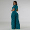 Shirt short sleeved tight fitting high elastic lace jumpsuit   7 COLORS